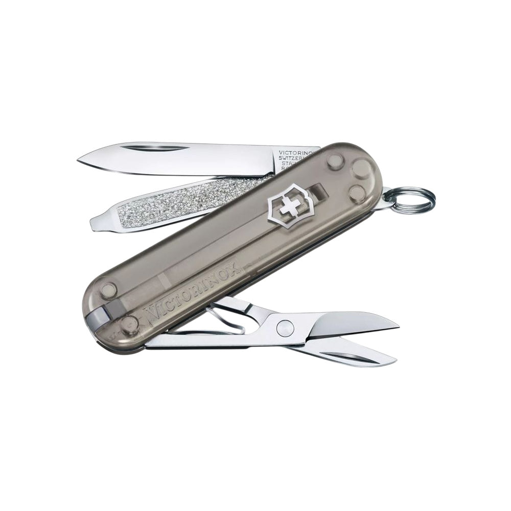 Victorinox Classic SD Transparent 58mm 7 Functions - Mystical Morning (Grey)