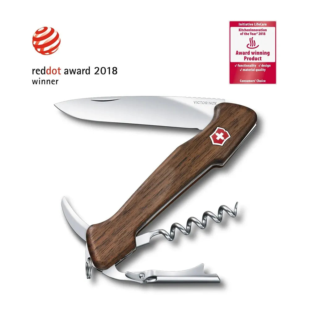 Victorinox Wine Master Wood Corkscrews 130mm - Brown