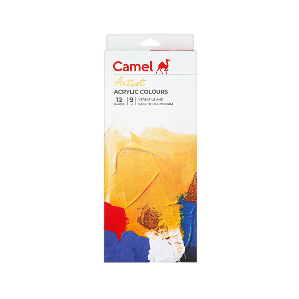 Camel Artist Acrylic Colours 9ml Tubes - 12 Shades