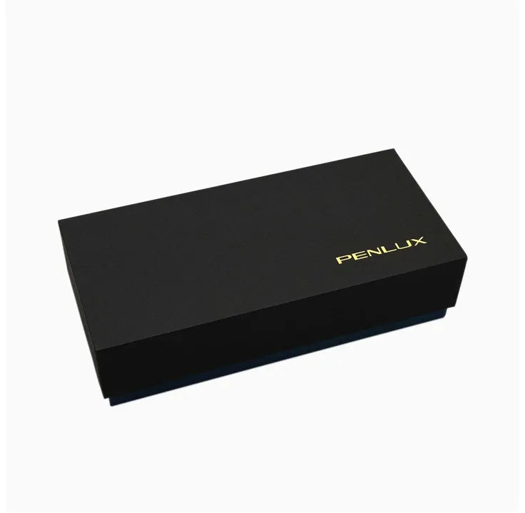 Penlux Great Natural - Starry Night with Chrome Trim Fountain Pen - Fine Nib