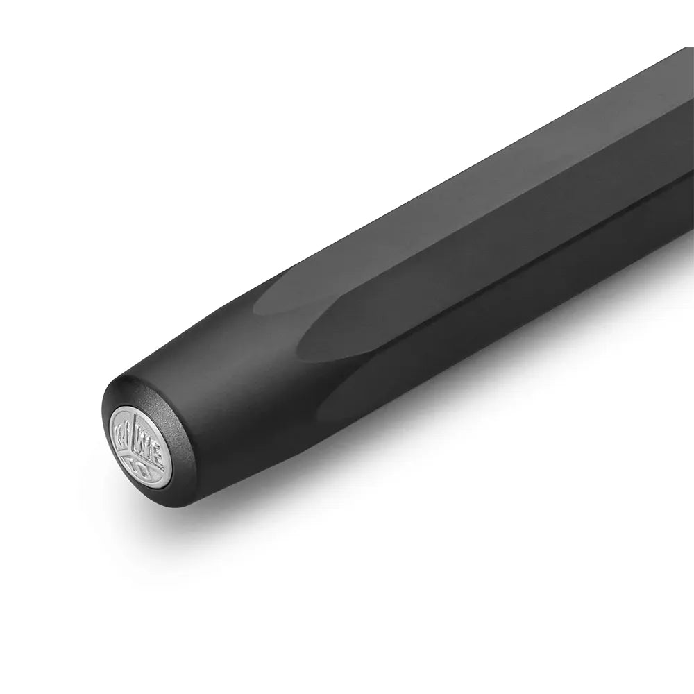 Kaweco AL Sport Black Aluminium Finish Fountain Pen - Medium Nib