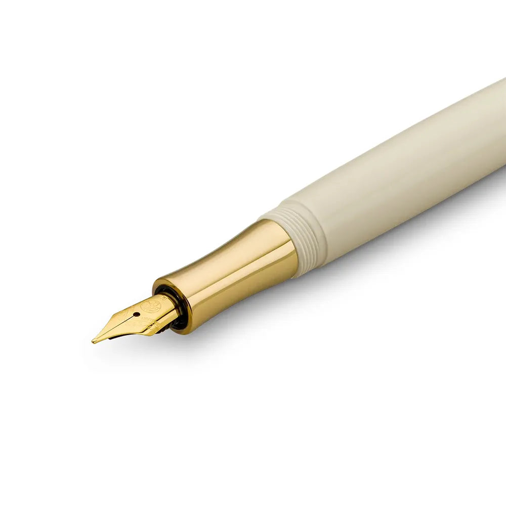 Kaweco Student 50's Rock Blue & Cream Acrylic GT Fountain Pen - Medium Nib