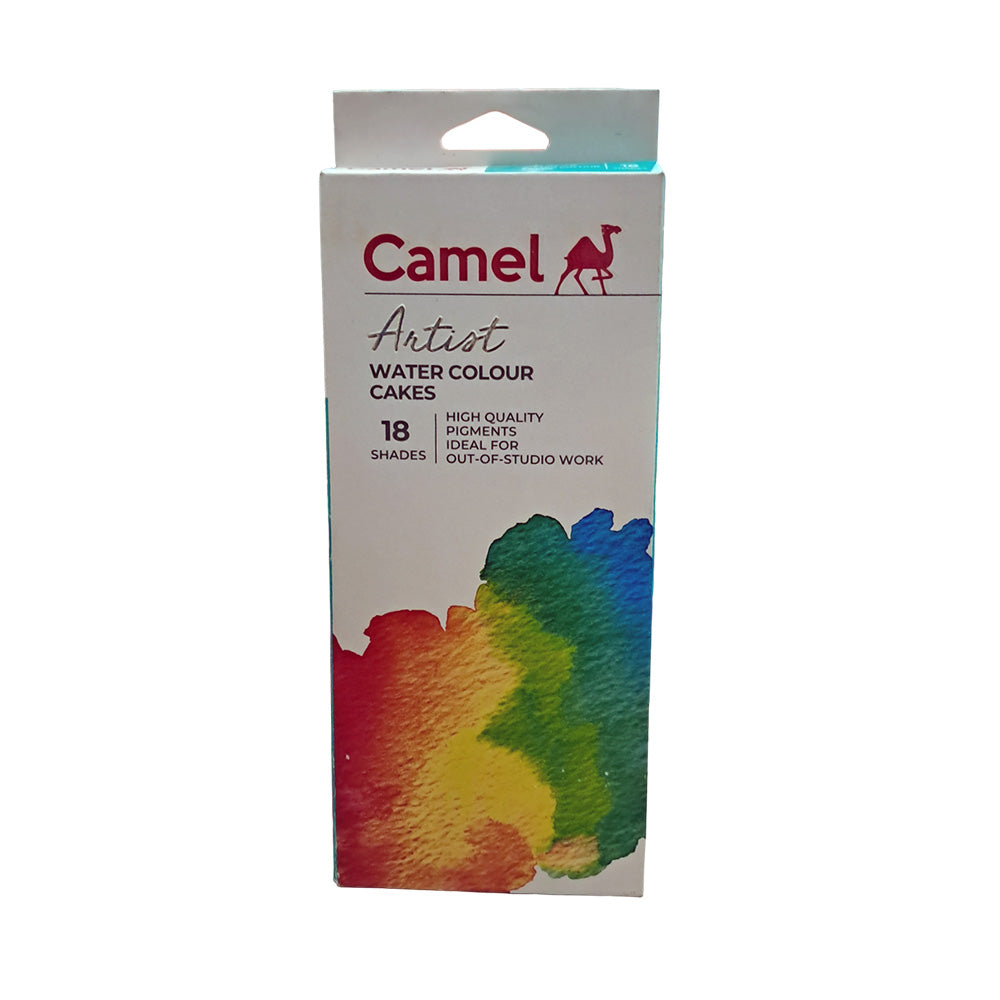 Camel Artist Water Colour Cakes - 18 Shades