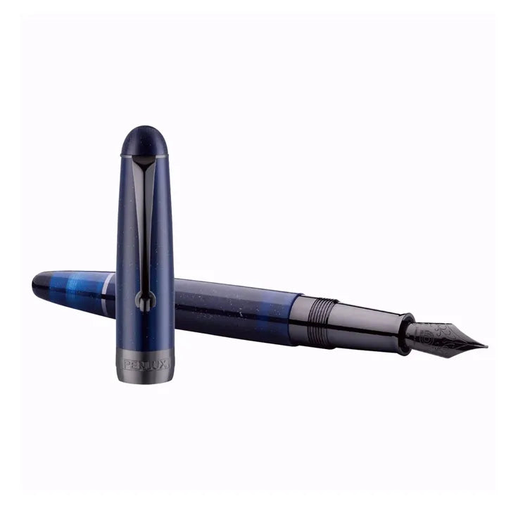 Penlux Delgado Firefly With Chrome Plated Trim Fountain Pen - Medium Nib