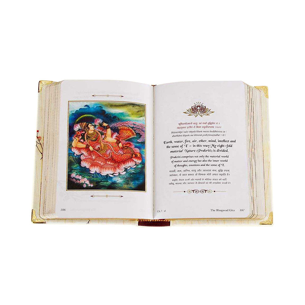 Nightingale Bhagavad Gita Wooden Boxed Editions A6 - English