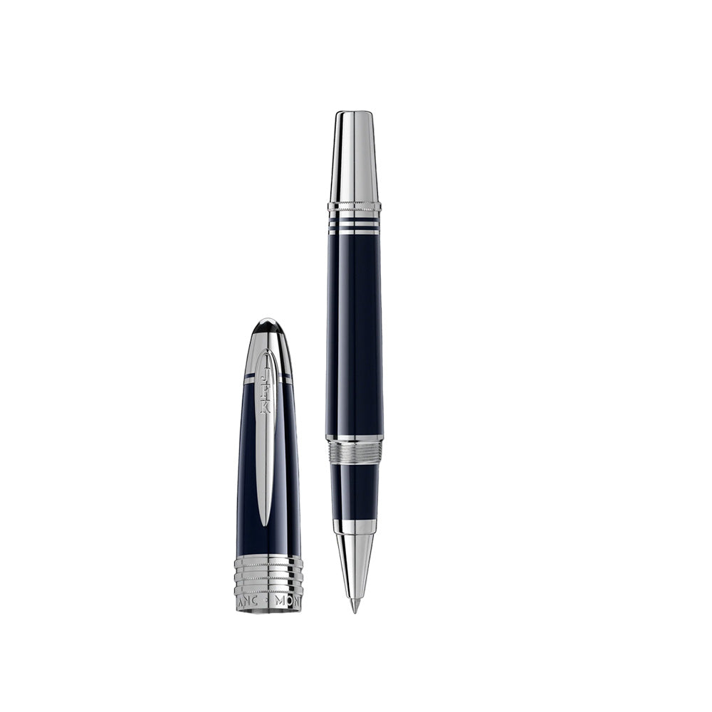 Montblanc John F. Kennedy Blue Resin with Platinum Trim Special Edition Rollerball Pen