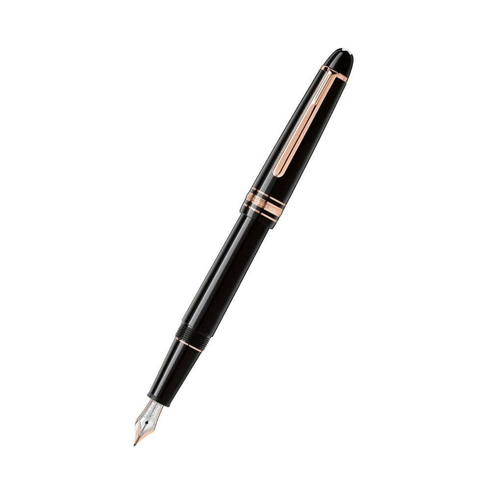 Montblanc Meisterstück Classique Rose Gold-Coated Fountain Pen - 14Kt Fine Nib