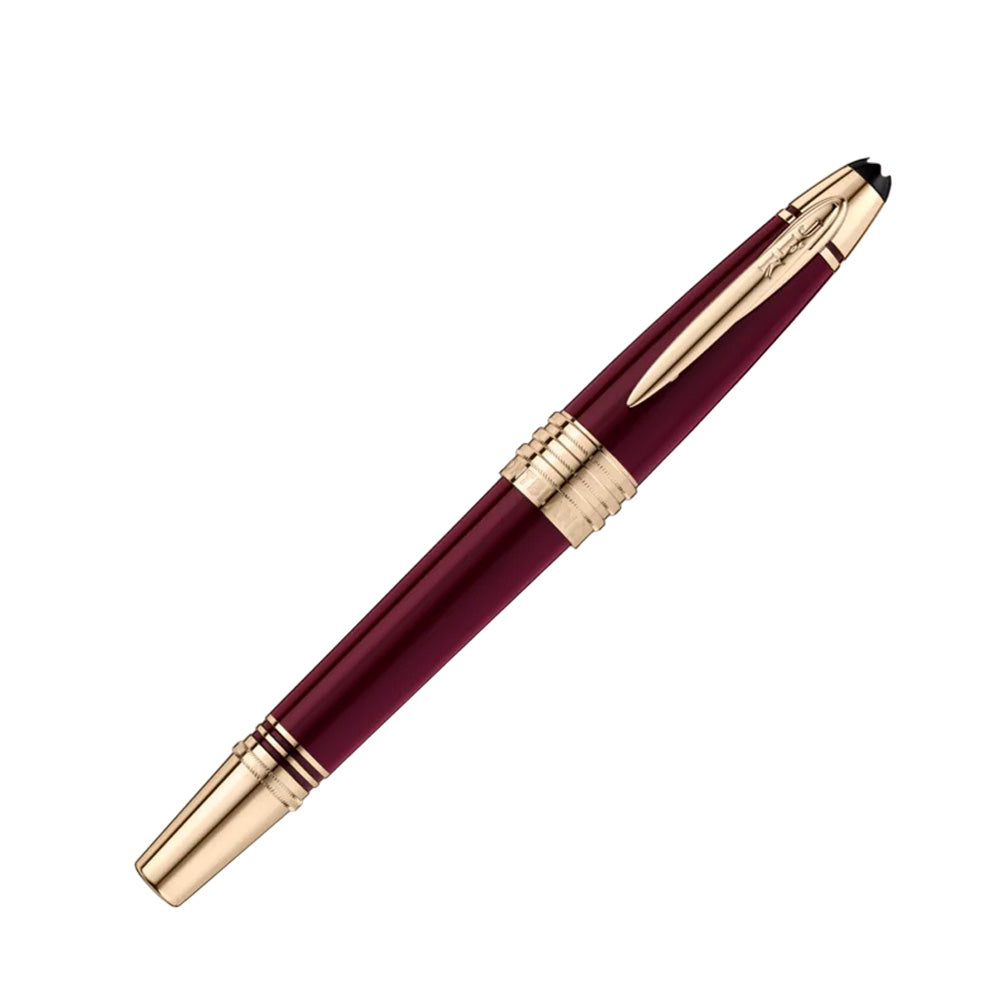 Montblanc John F. Kennedy Burgundy Resin with Gold-Coated Trim Special Edition Rollerball Pen