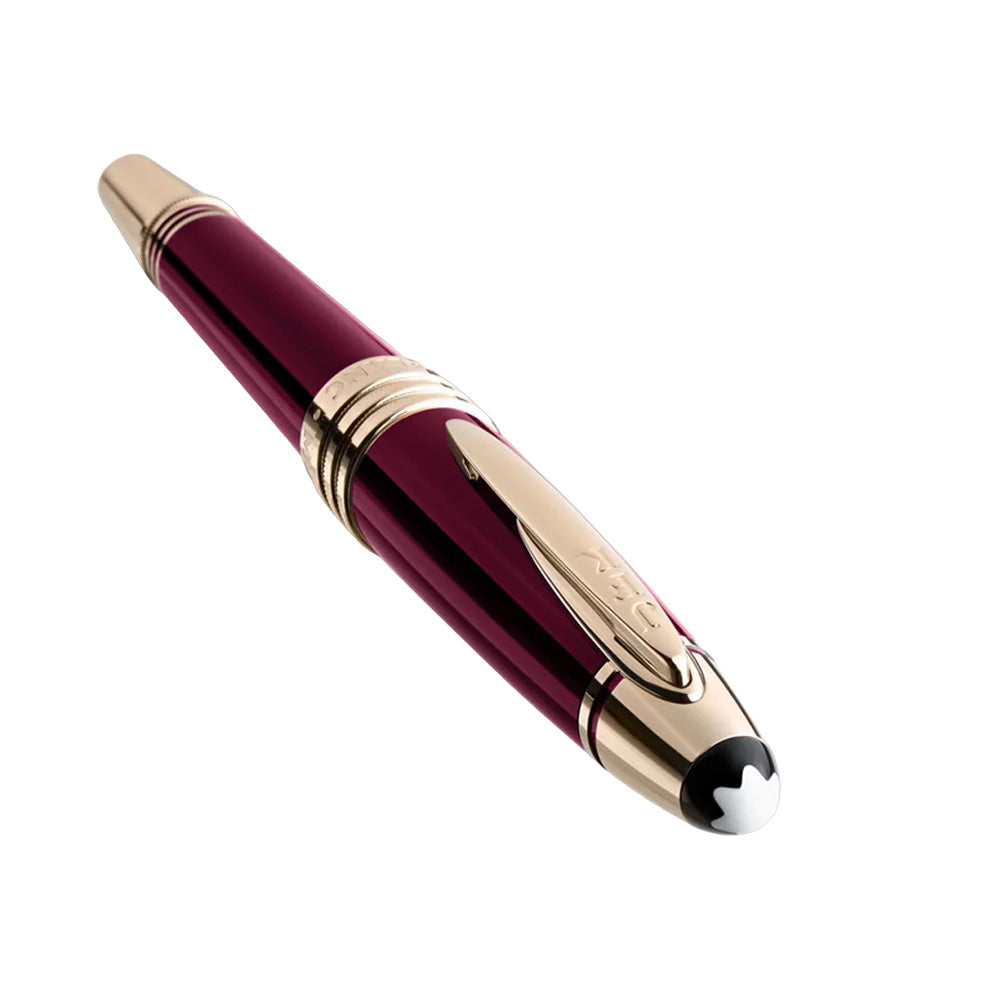 Montblanc John F. Kennedy Burgundy Resin with Gold-Coated Trim Special Edition Rollerball Pen