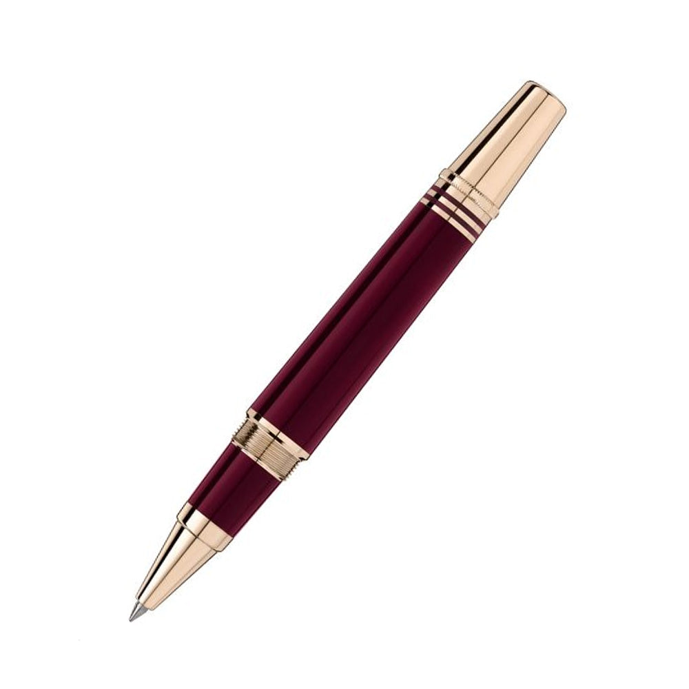 Montblanc John F. Kennedy Burgundy Resin with Gold-Coated Trim Special Edition Rollerball Pen