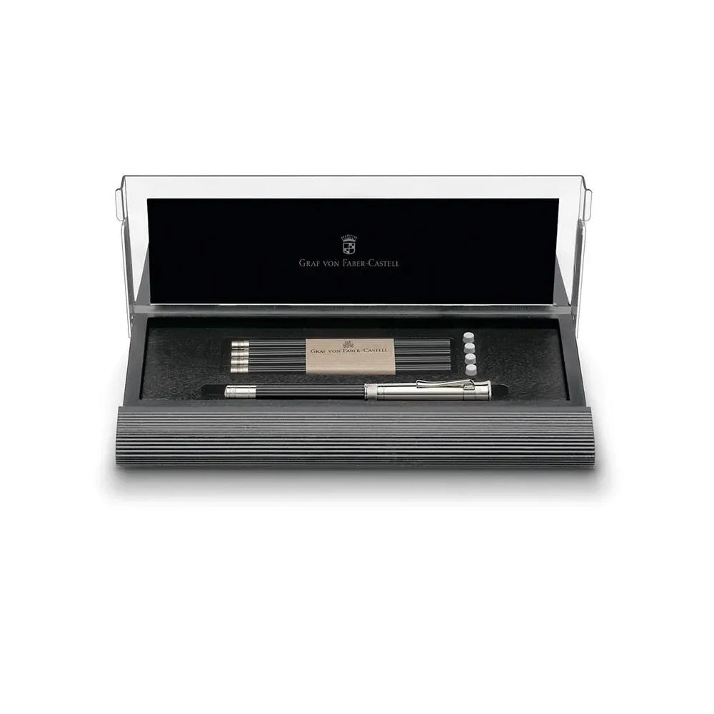 Graf Von Faber-Castell Desk Set with Platinum-Plated Perfect Pencil - Black