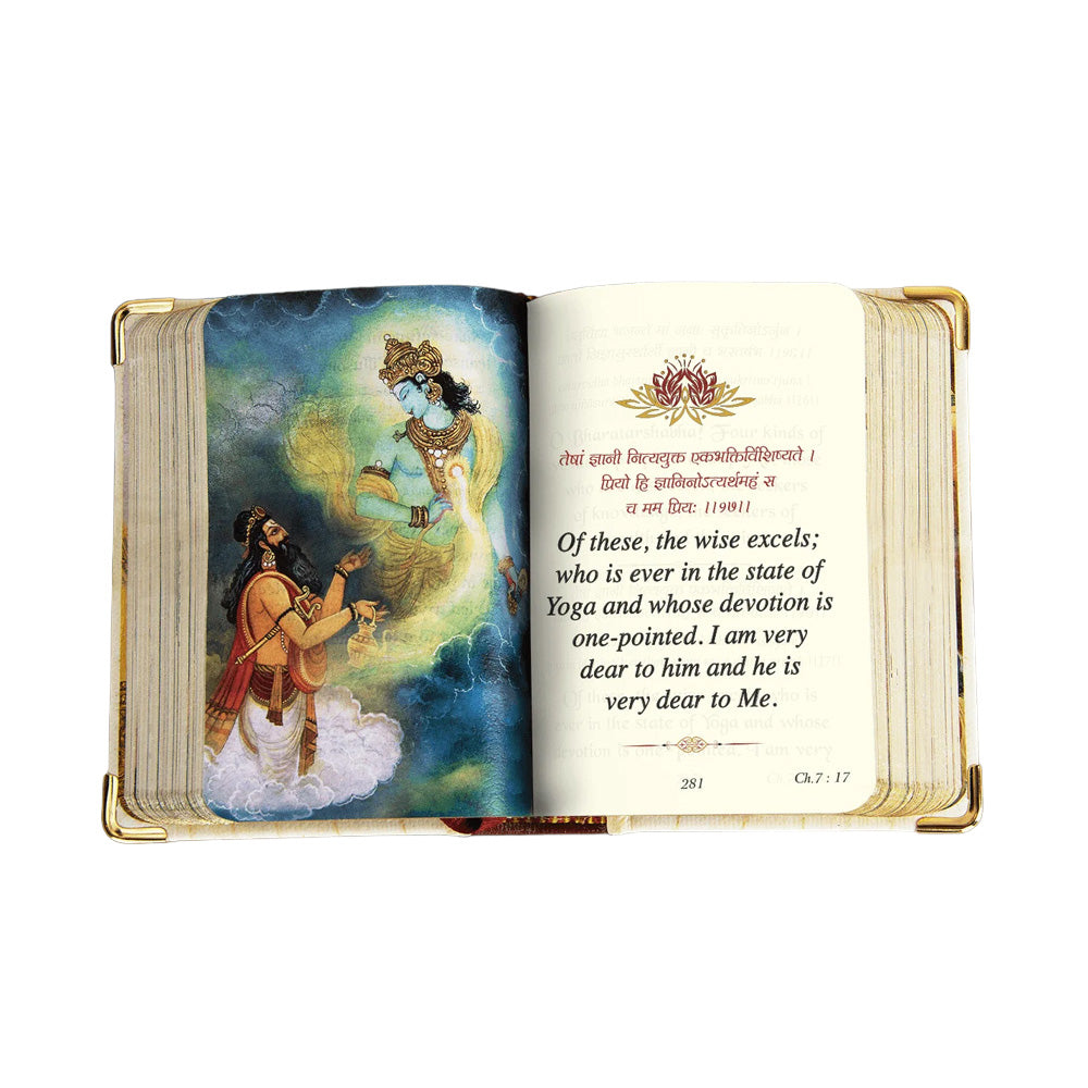Nightingale The Bhagavad Gita Wooden Box Edition A7 - English