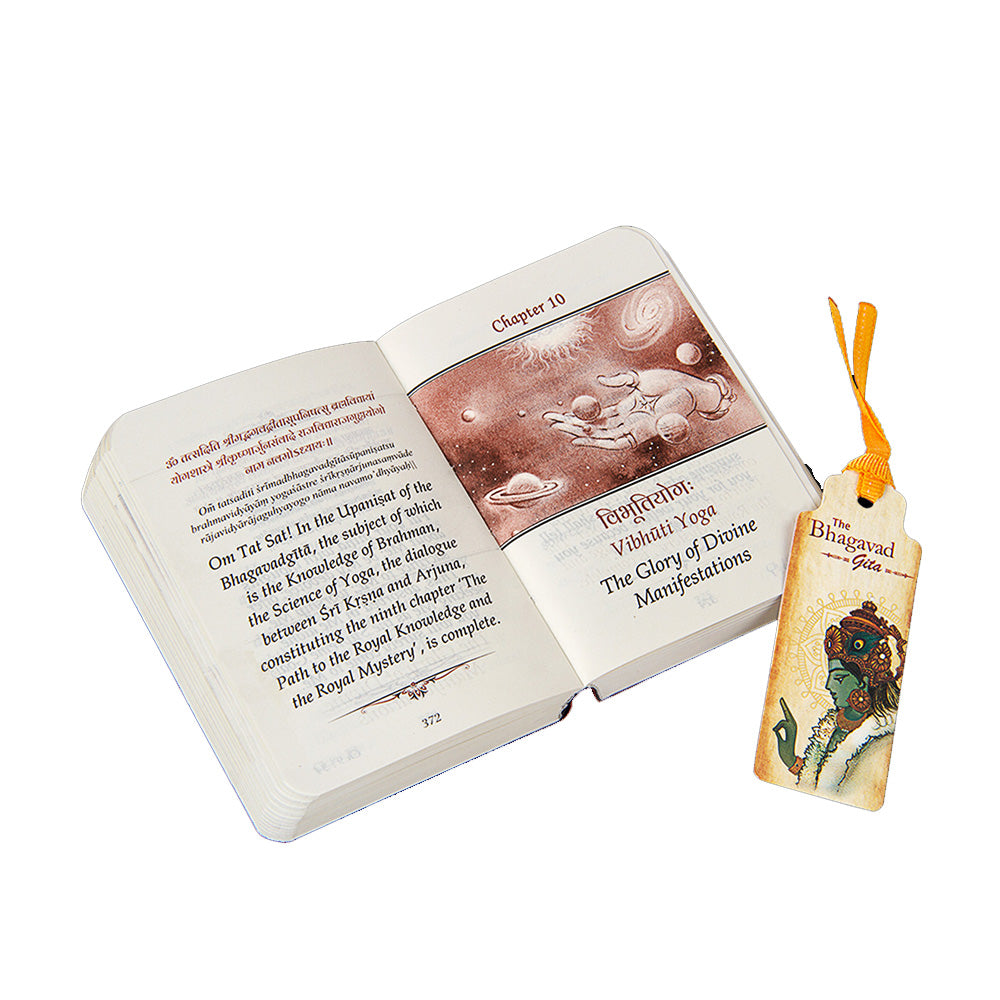 Nightingale The Bhagavad Gita Book Lay-Flat Edition A7 Size (English)