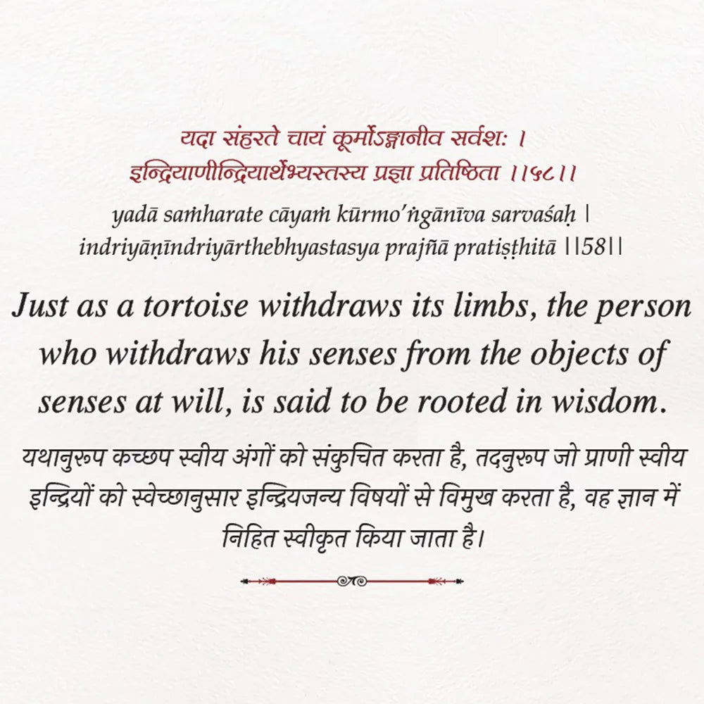 Nightingale The Bhagavad Gita Wooden Box Edition A6 - English