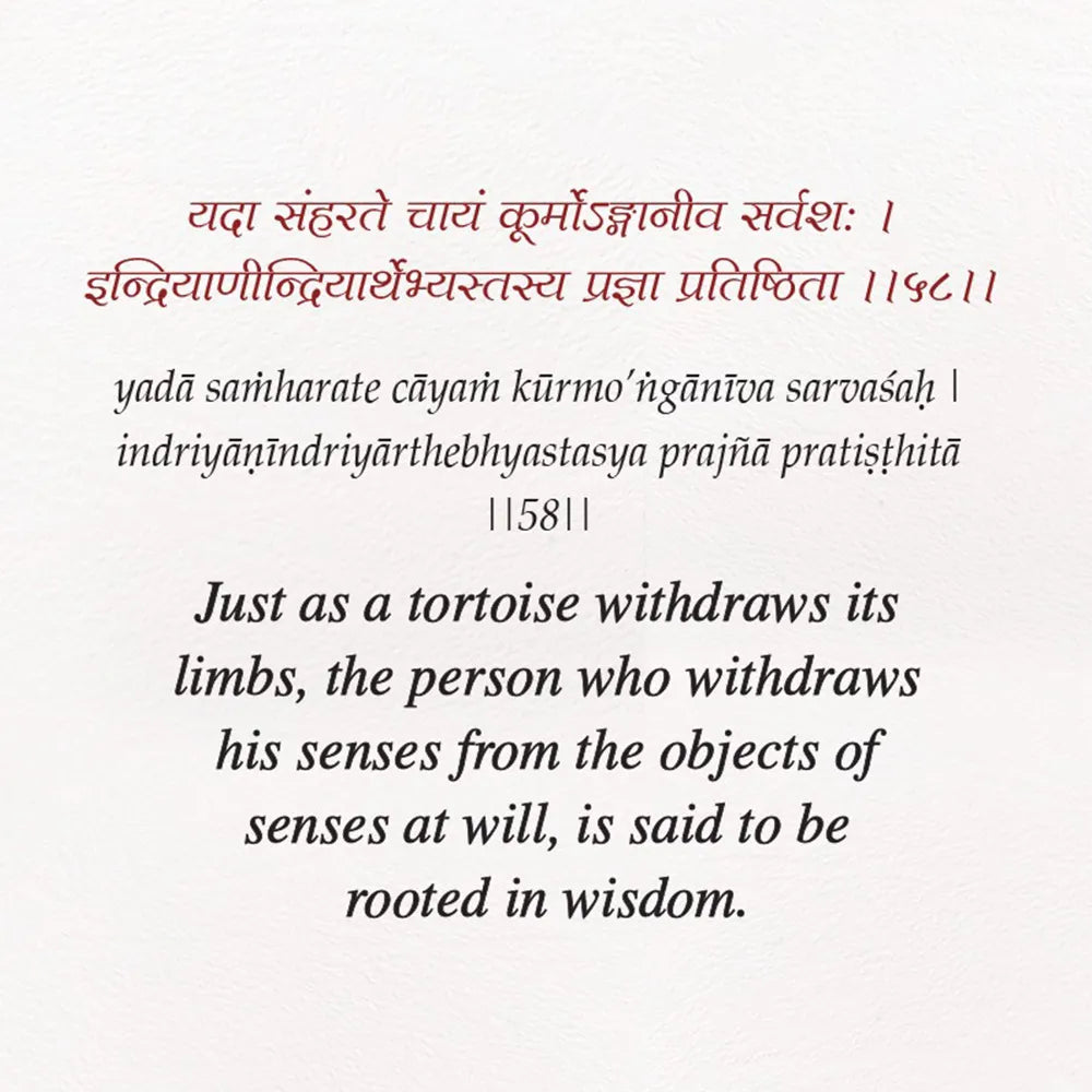 Nightingale The Bhagavad Gita Wooden Box Edition A7 - English