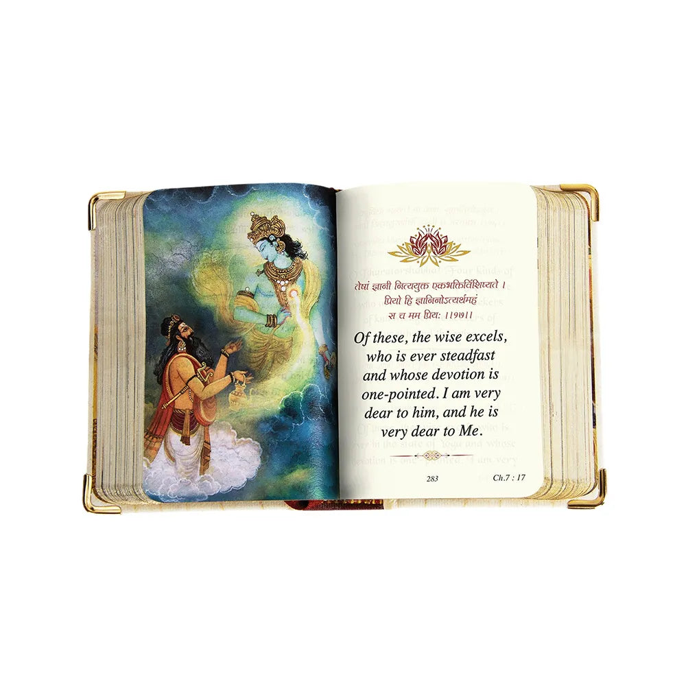 Nightingale The Bhagavad Gita Wooden Box Edition A8 - English