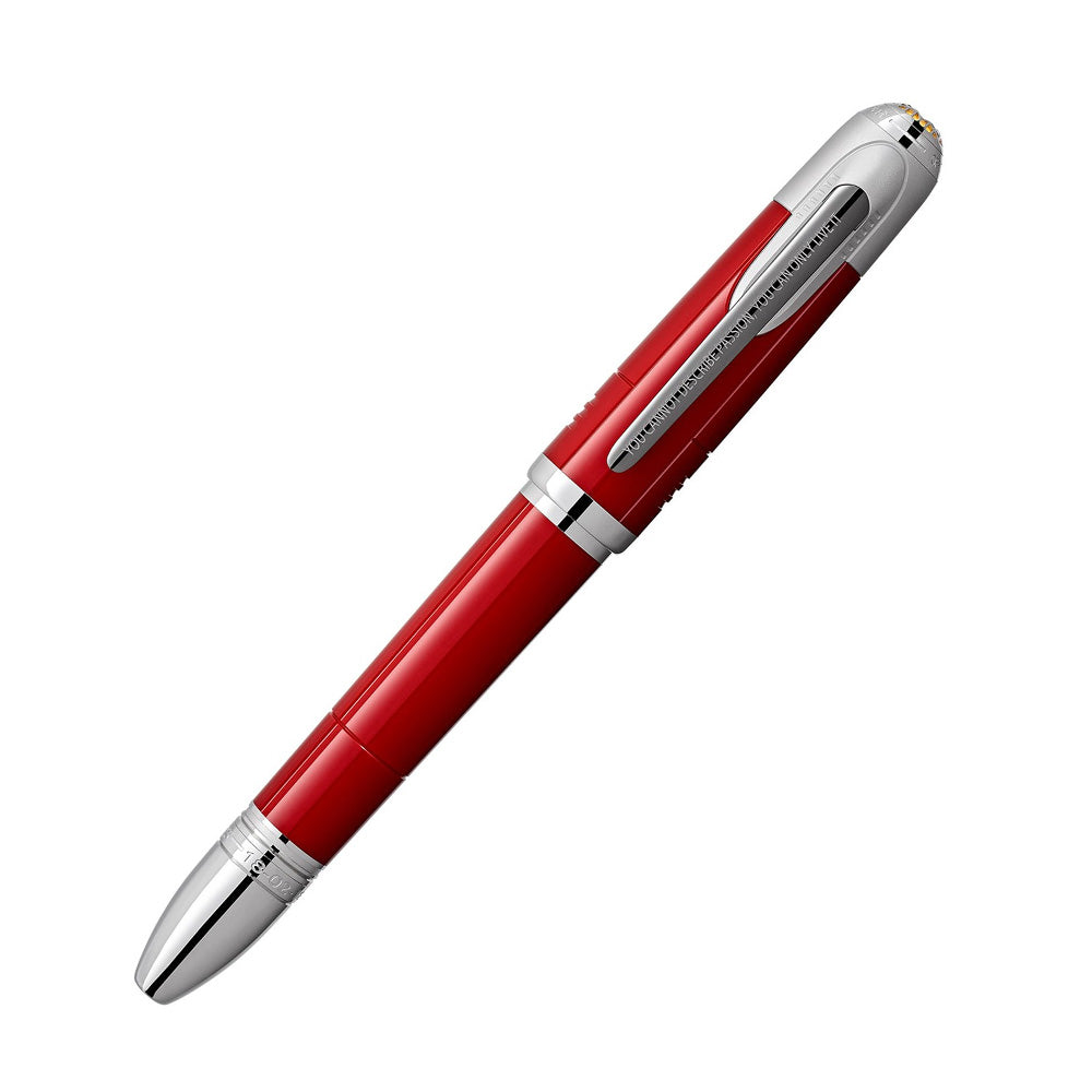 Montblanc Great Characters Enzo Ferrari Red Precious Resin Special Edition Fountain Pen - 14Kt Gold Medium Nib
