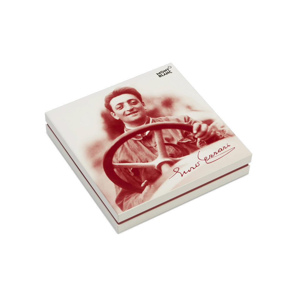 Montblanc Great Characters Enzo Ferrari Red Precious Resin Special Edition Fountain Pen - 14Kt Gold Medium Nib