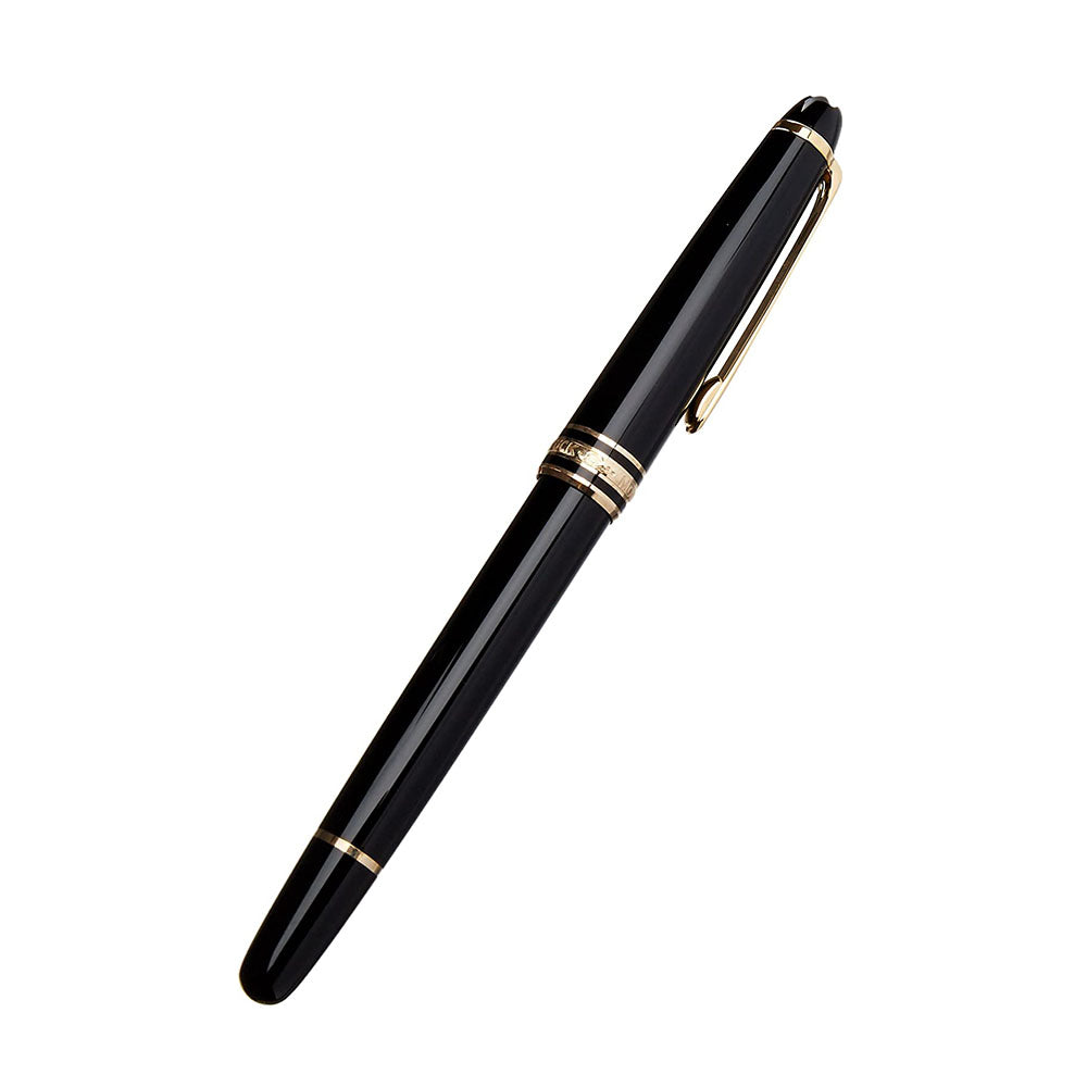 Montblanc Meisterstuck Classique Black Resin with Gold-Coated Trim Rollerball Pen