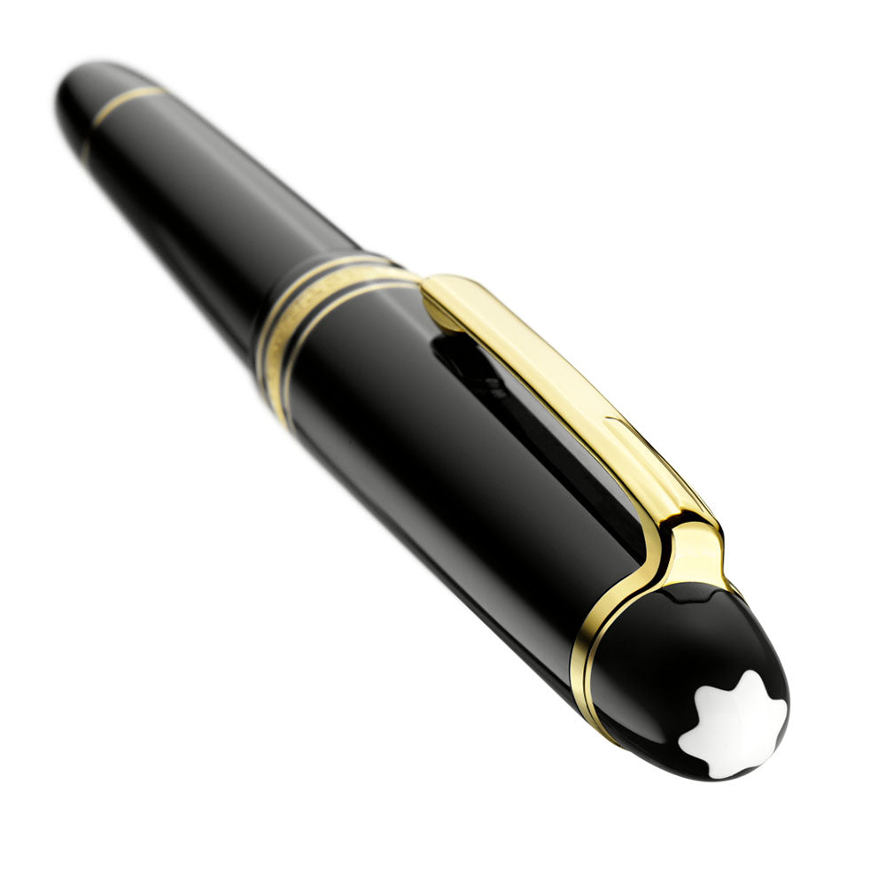 Montblanc Meisterstuck Classique Black Resin with Gold-Coated Trim Rollerball Pen