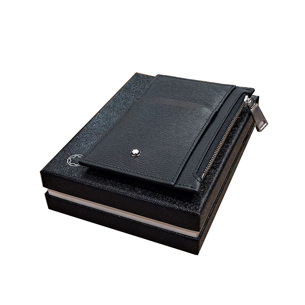 Montblanc Meisterstück 4810 Pocket Holder 8cc with Zipped Pocket – Black