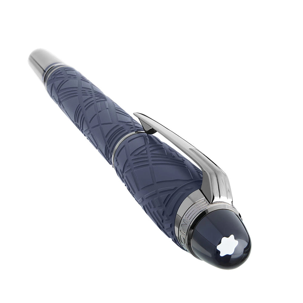 Montblanc StarWalker SpaceBlue Precious Resin With Ruthenium-coated Trim Fountain Pen - 14Kt Gold Medium Nib