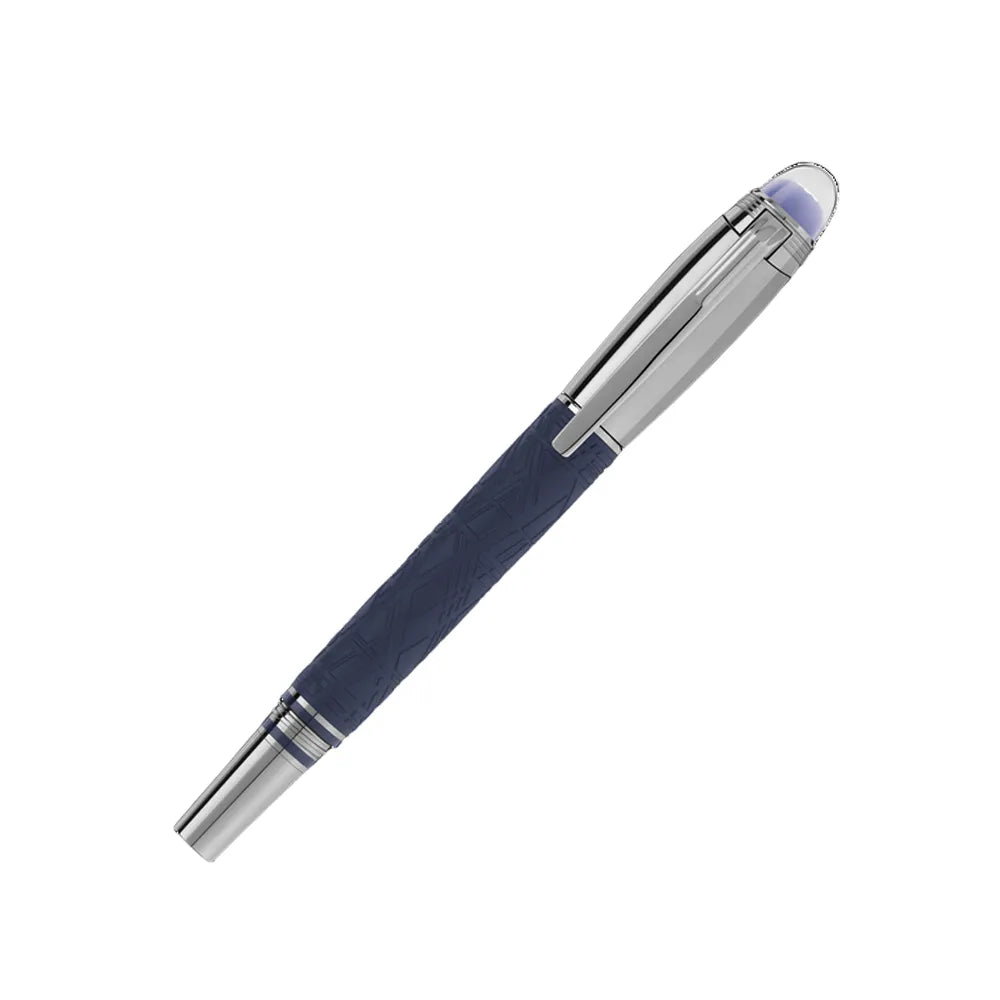 Montblanc StarWalker SpaceBlue Doue Resin With Ruthenium-coated Trim Fountain Pen 