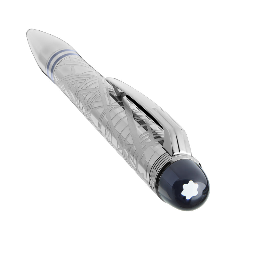 Montblanc Starwalker Space Blue Metal Ballpoint Pen