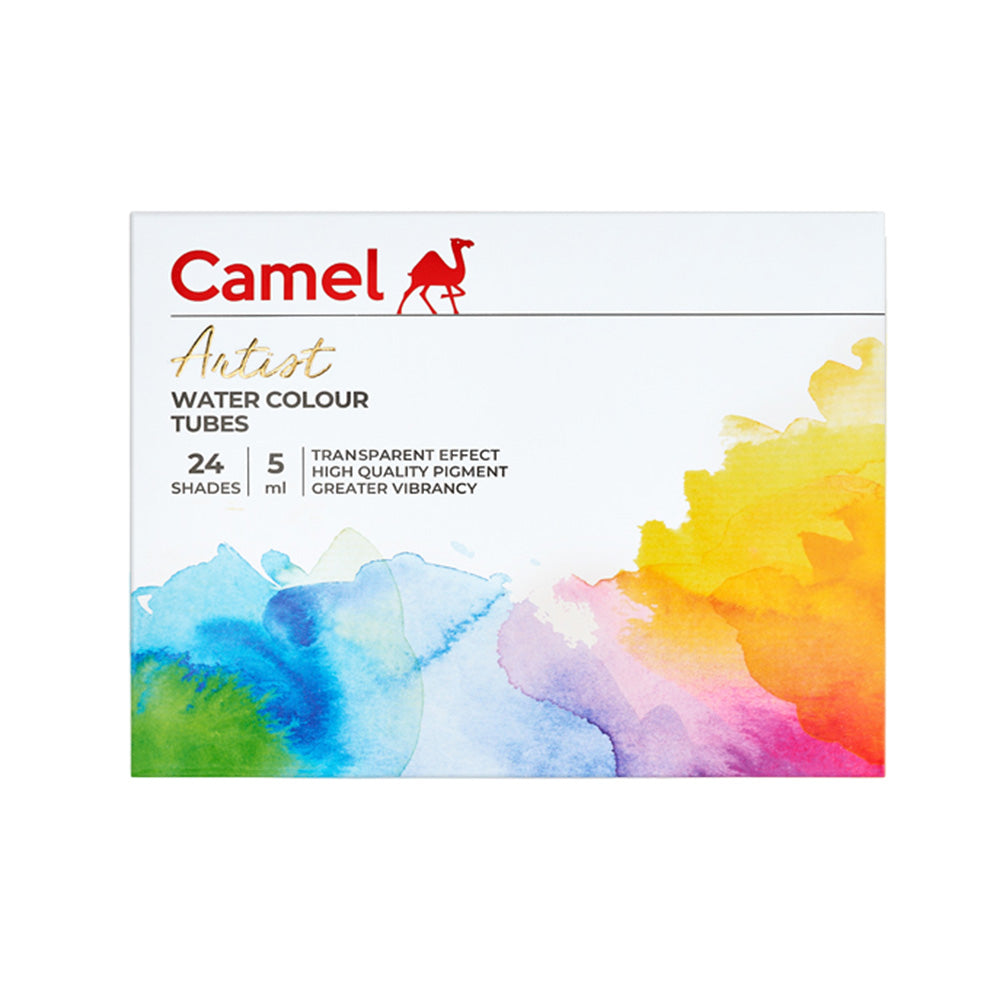 Kokuyo-Camlin Camel Artist Water Colours 5ml Tubes - 24 Shades