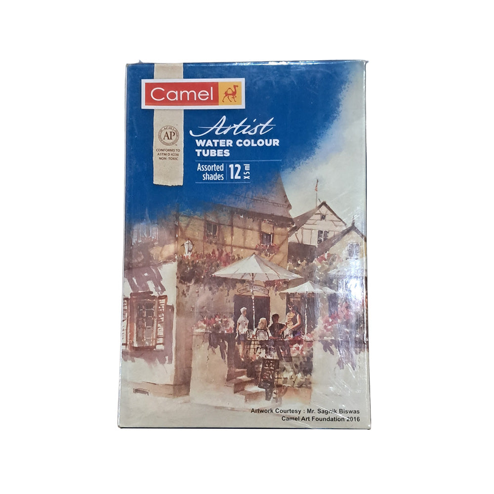 Camel Artist Water Colours 5ml Tubes - 12 Shades