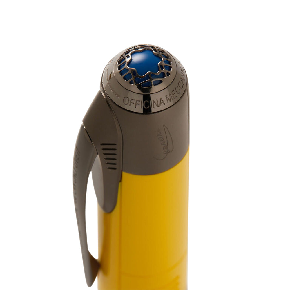 Montblanc Great Characters Enzo Ferrari Yellow Giallo Modena Resin Special Edition Rollerball Pen