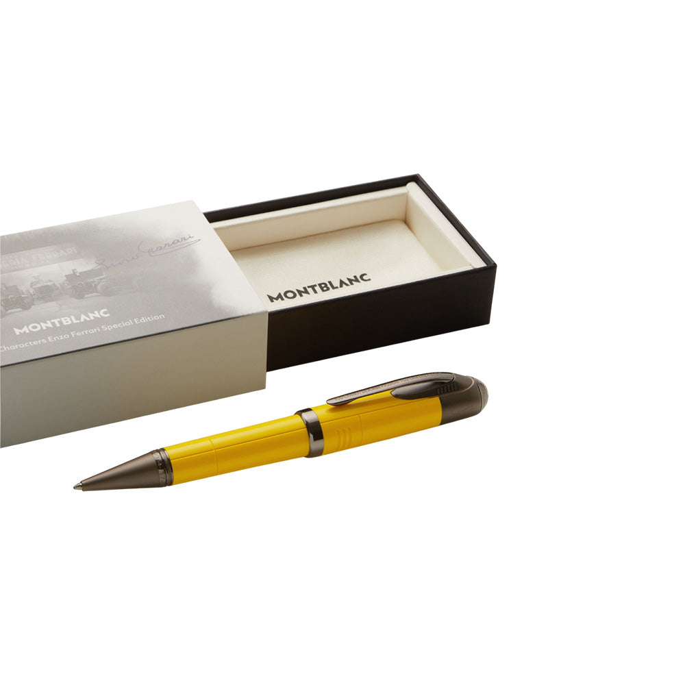 Montblanc Great Characters Enzo Ferrari Yellow Resin Special Edition Giallo Modena Ballpoint Pen