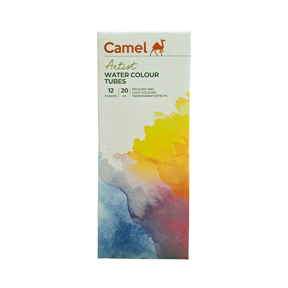 Camel Artist Water Colours 20ml Tubes - 12 Shades