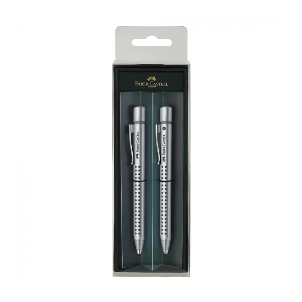 Faber-Castell Grip 2011 Set - 0.7mm Mechanical Pencil + Ballpoint Pen