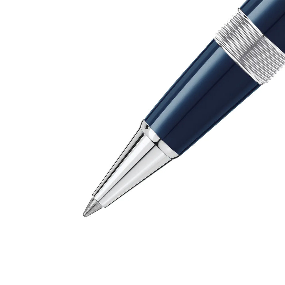 Montblanc Meisterstuck The Origin Collection Legrand Blue with Platinum-Coated Trim Rollerball Pen