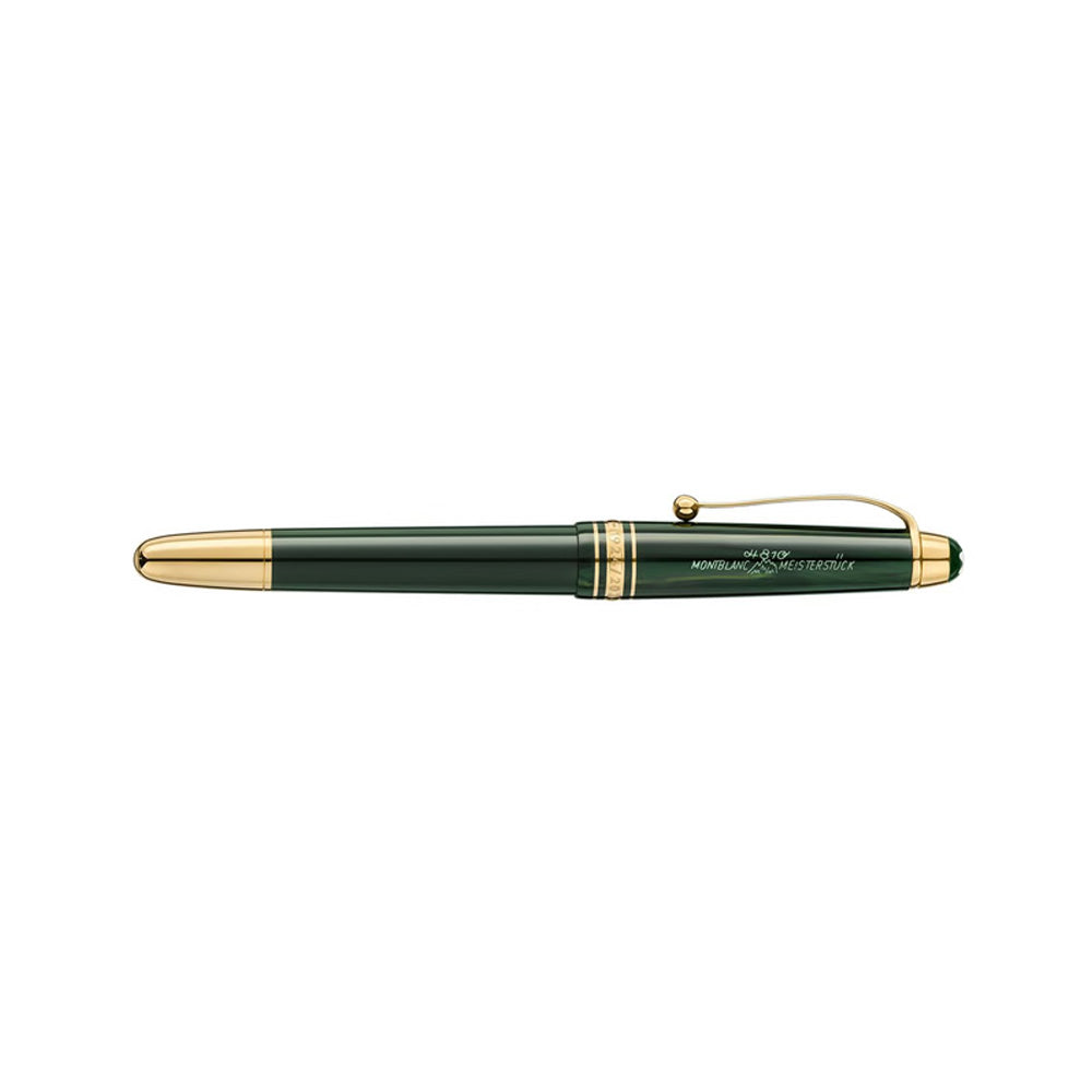 Montblanc Meisterstück The Original Collection Classic Green With Gold Trims Fountain Pen - 14Kt Gold Medium Nib