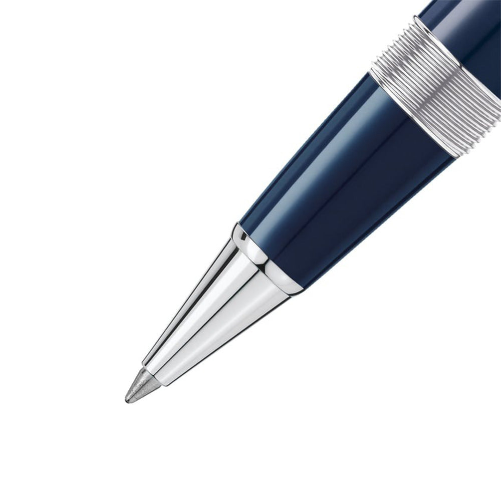 Montblanc Meisterstück The Origin Collection Doue Blue Precious Resin with Platinum-coated Trims Rollerball Pen