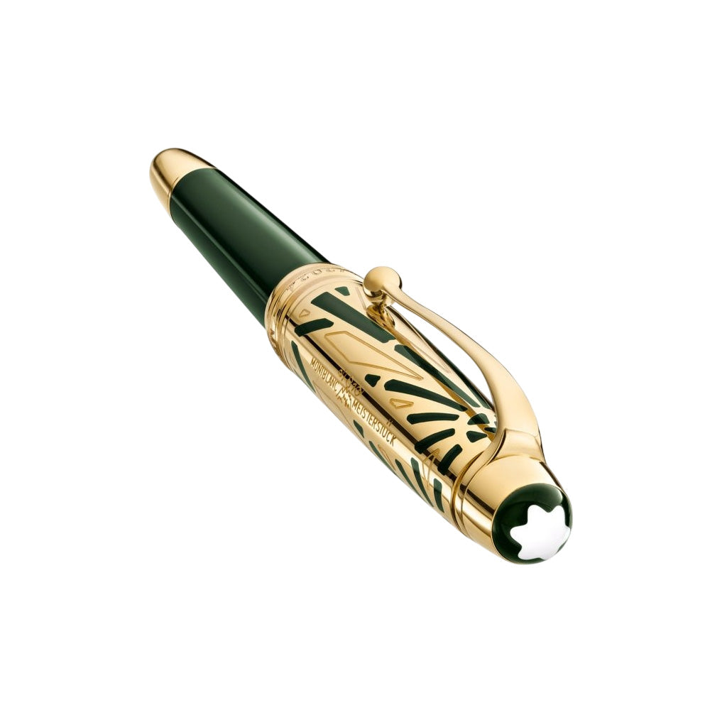 Montblanc Meisterstück The Original Collection Doue Classique Green GT Fountain Pen - 14Kt Gold Medium Nib