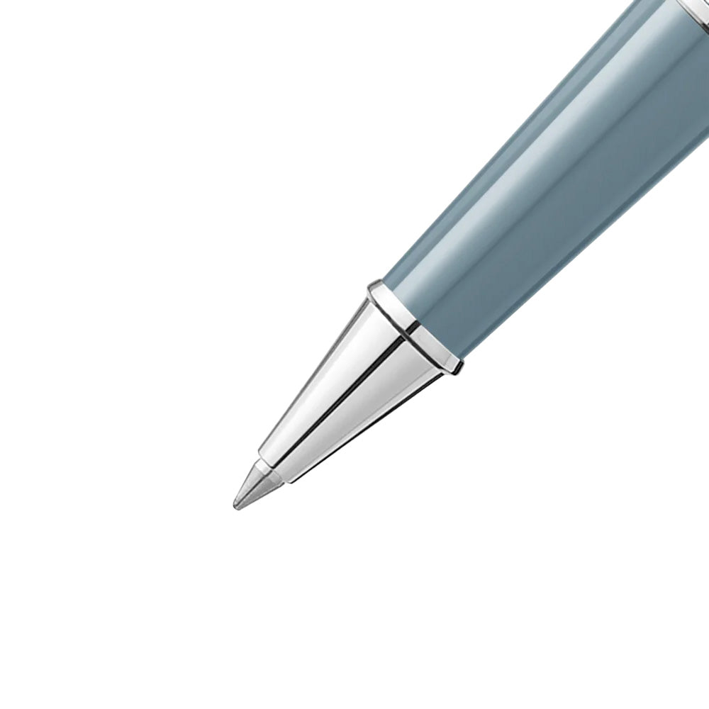 Montblanc Meisterstück Olympic Heritage Chamonix 1924 Doue Classic Grey Resin with Platinum Trim SE Rollerball Pen