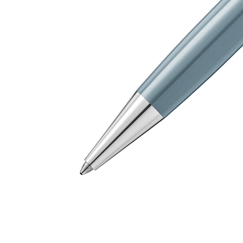 Montblanc Meisterstück Olympic Heritage Chamonix 1924 Doue Classic Grey Resin with Platinum Trim SE Ballpoint Pen