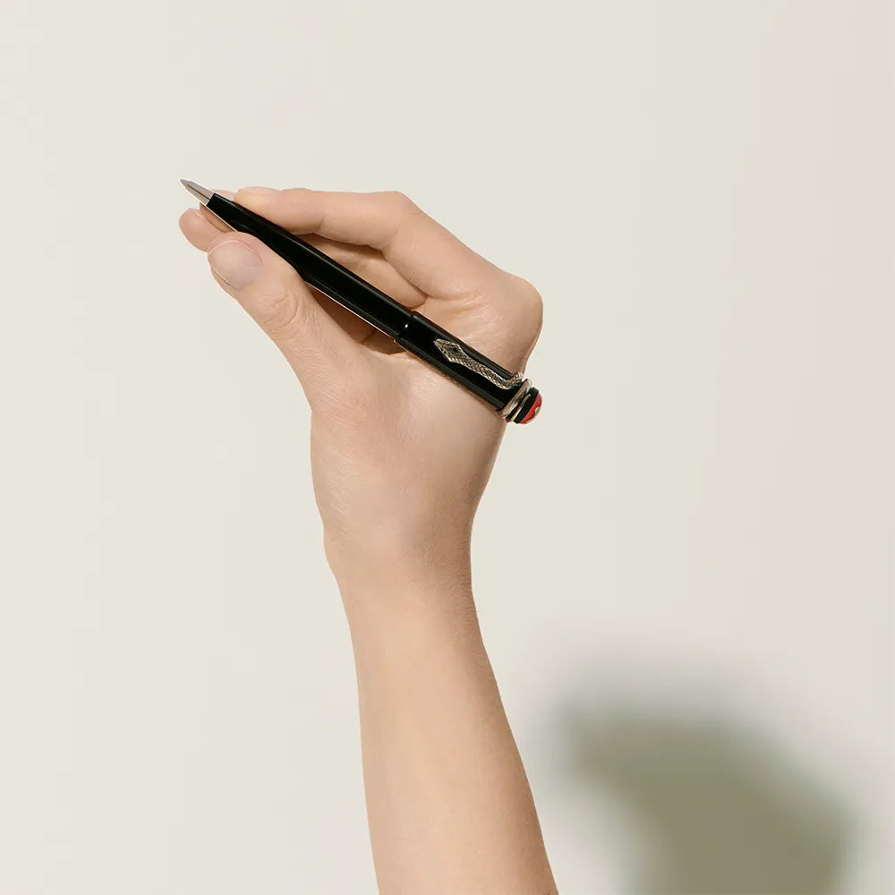Montblanc Heritage Collection Rouge et Noir Black with Metal Clip Special Edition Ballpoint Pen