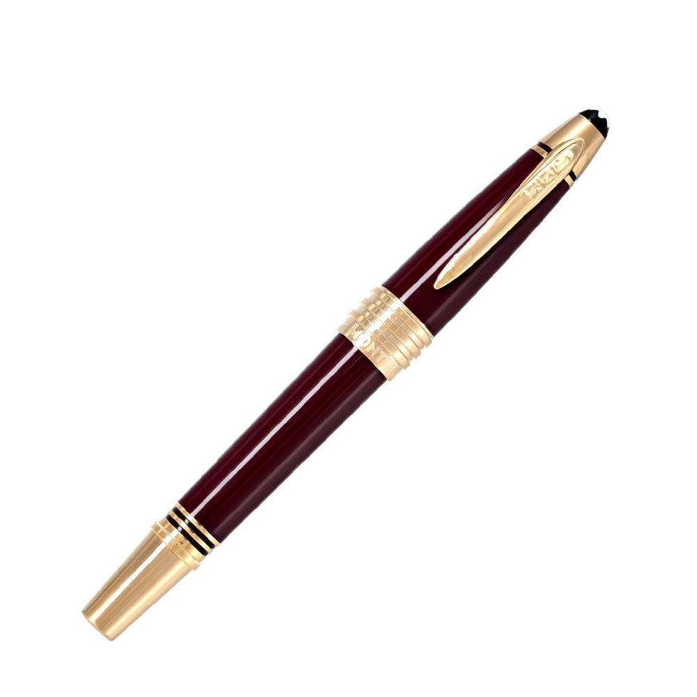Montblanc John F. Kennedy Burgundy Resin Special Edition Fountain Pen - 14Kt Gold Medium Nib
