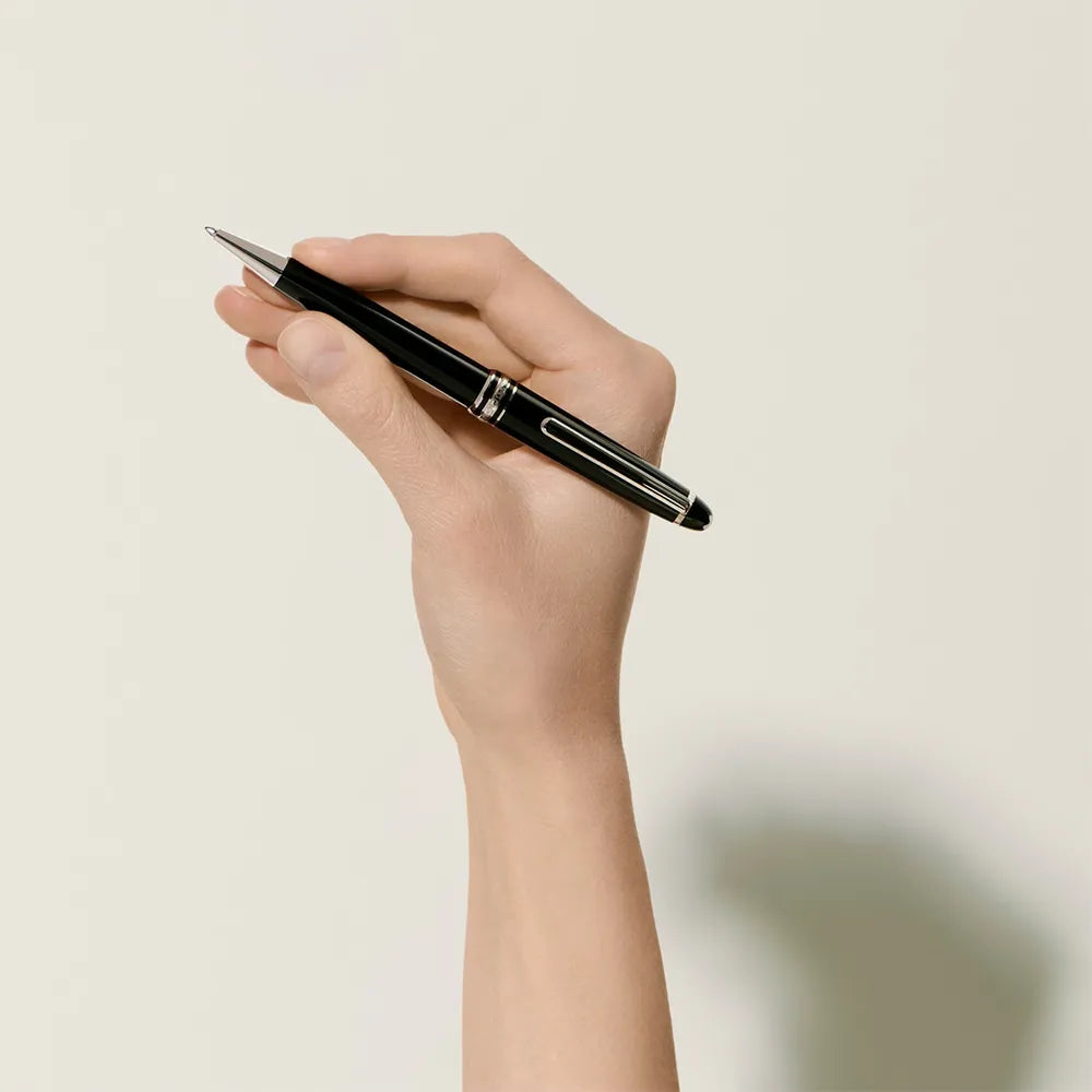 Montblanc Meisterstück Classique Black Resin with Platinum-Coated Trims Ballpoint Pen