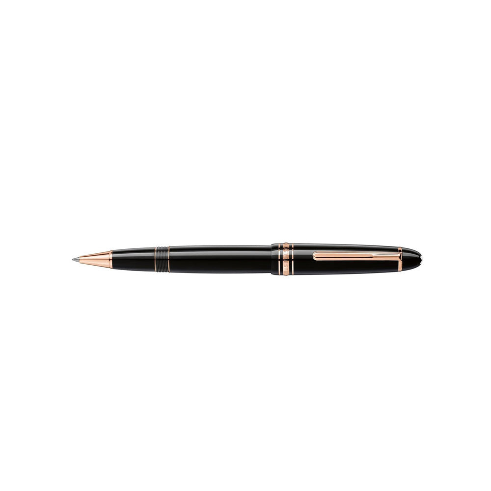 Montblanc Meisterstück LeGrand Black with Rose Gold-Coated Trim Rollerball Pen