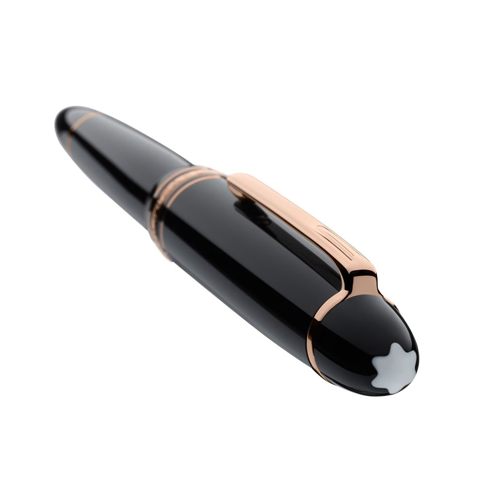 Montblanc Meisterstück LeGrand Black with Rose Gold-Coated Trim Rollerball Pen