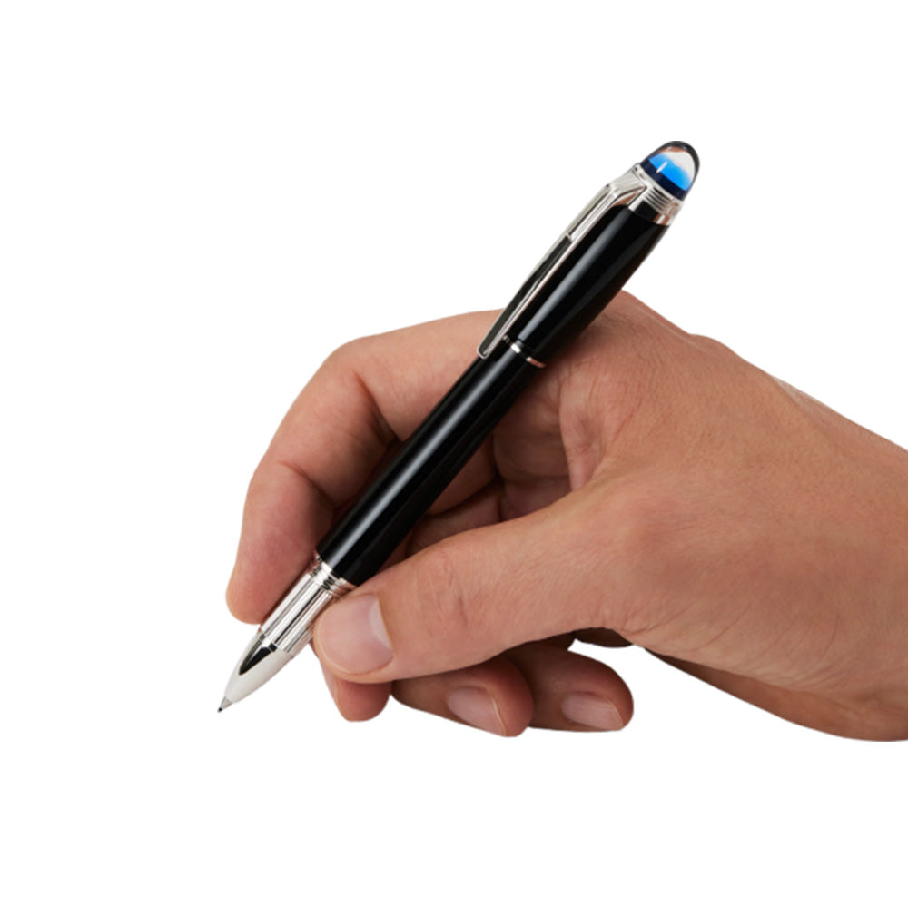 Montblanc StarWalker Black Precious Resin with Platinum-Coated Trim Fi