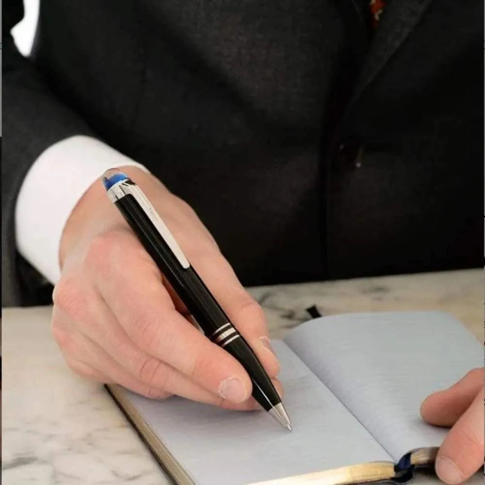 Montblanc Starwalker Black Precious Resin with Platinum-Coated Trim Ballpoint Pen