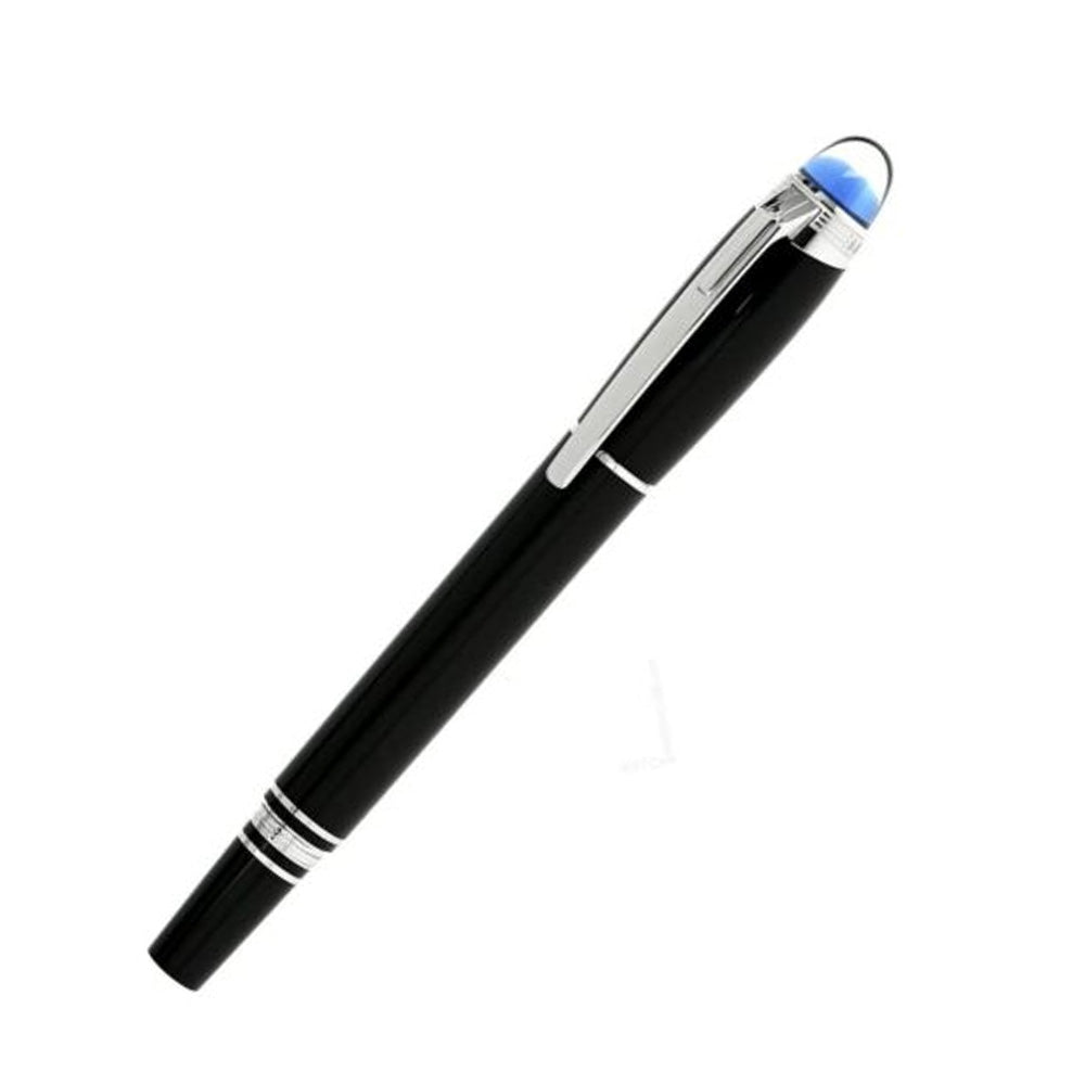 Montblanc StarWalker Black Precious Resin With Platinum-coated Trim Fountain Pen - 14Kt Gold Medium Nib