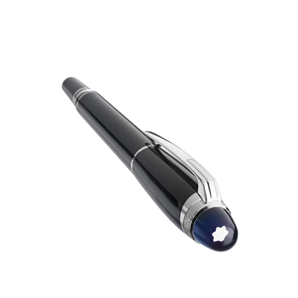 Montblanc StarWalker Black Precious Resin With Platinum-coated Trim Fountain Pen - 14Kt Gold Medium Nib