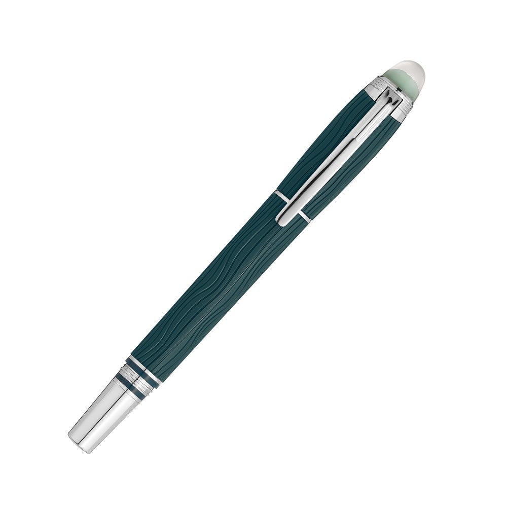 Montblanc StarWalker PolarGreen Precious Resin Fountain Pen - 14Kt Gold Rhodium-coated Fine Nib
